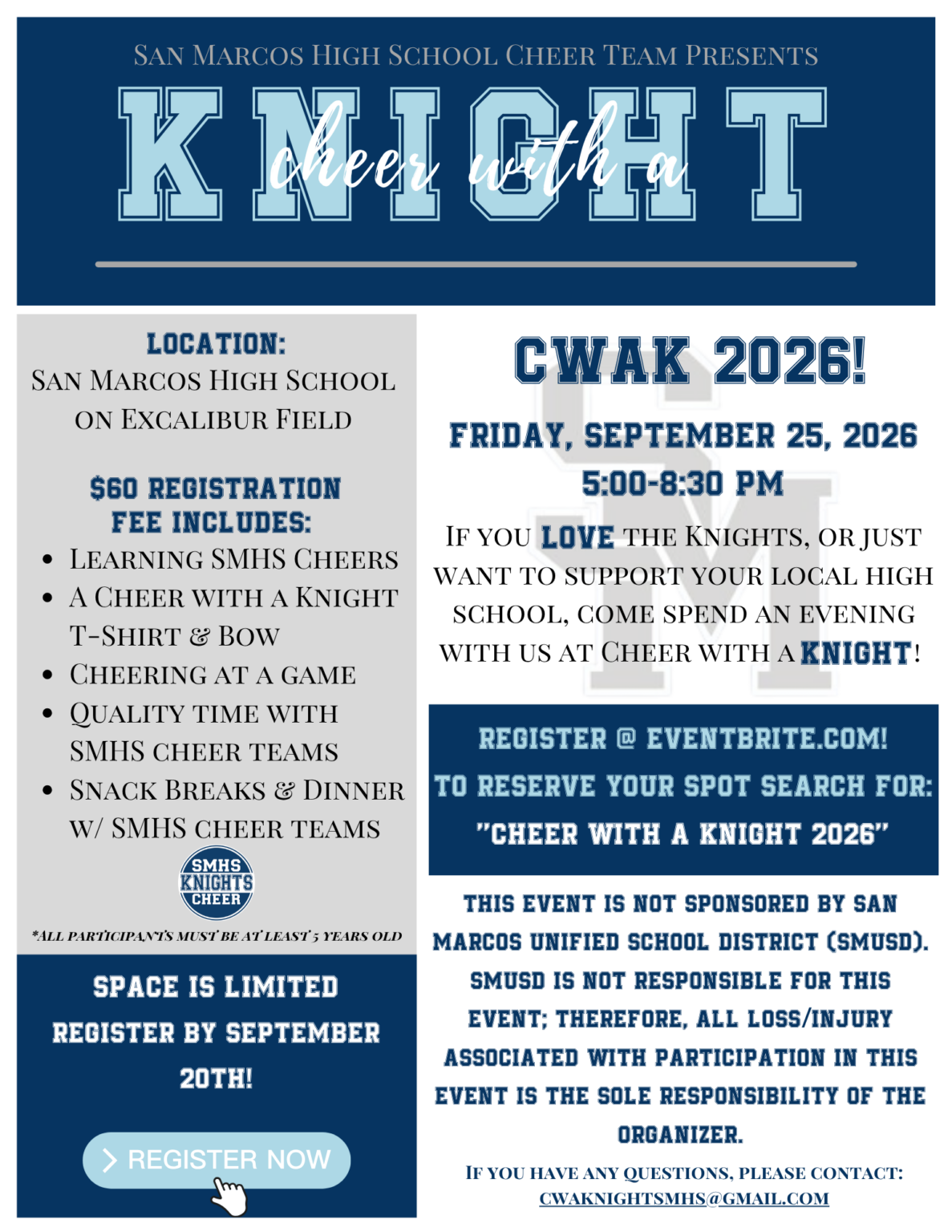 Updated with District request - 2026 CWAK Flyer_EnglishSpanish - 1